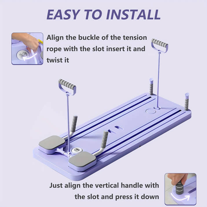 8-in-1 Ab Muscle & Push-up Pilates Board