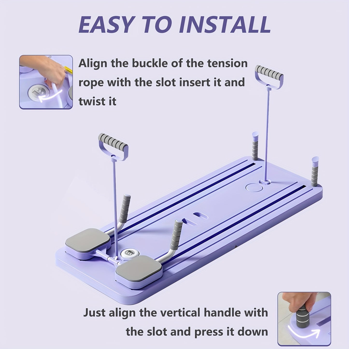 8-in-1 Ab Muscle & Push-up Pilates Board